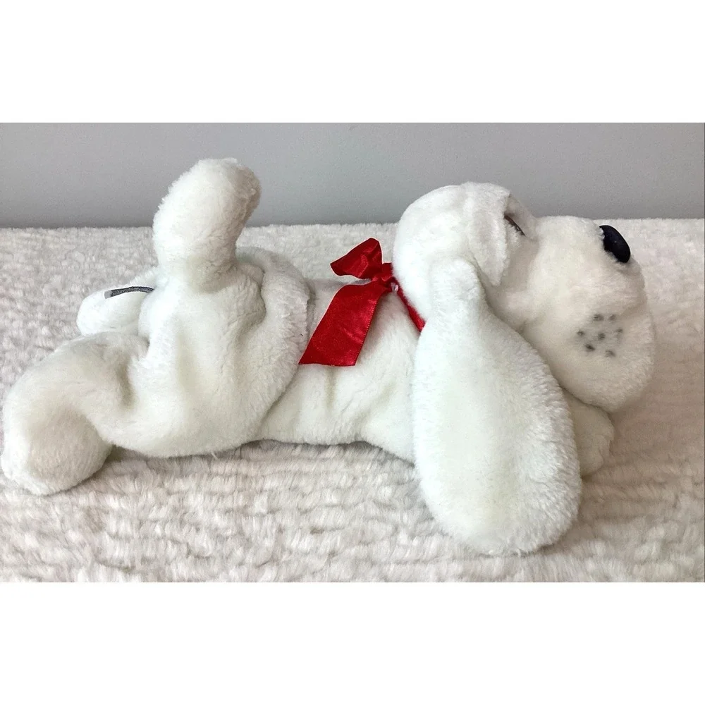 VTG Plush Dog Beagle Bassett Hound Puppy Dog Eyes Stuffed Animal Snuggly Laying